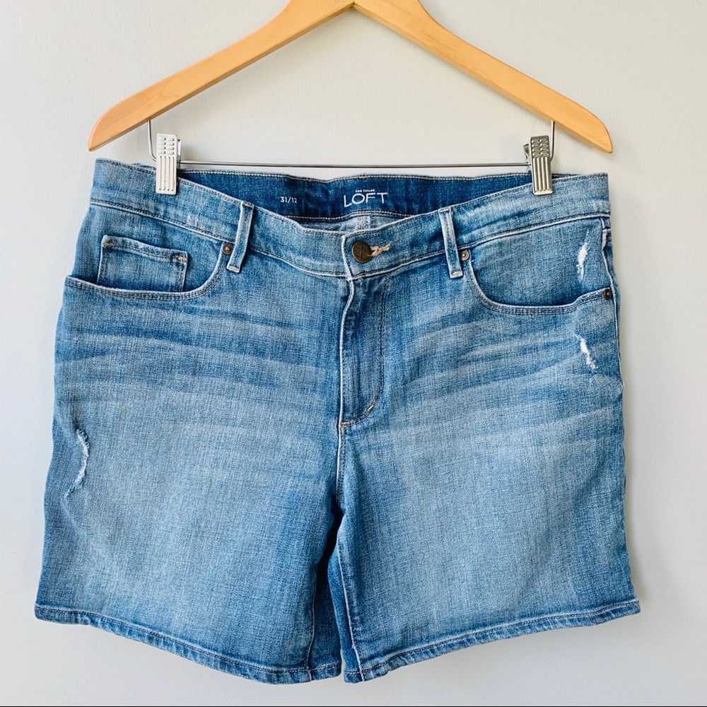 LOFT Denim Blue Shorts